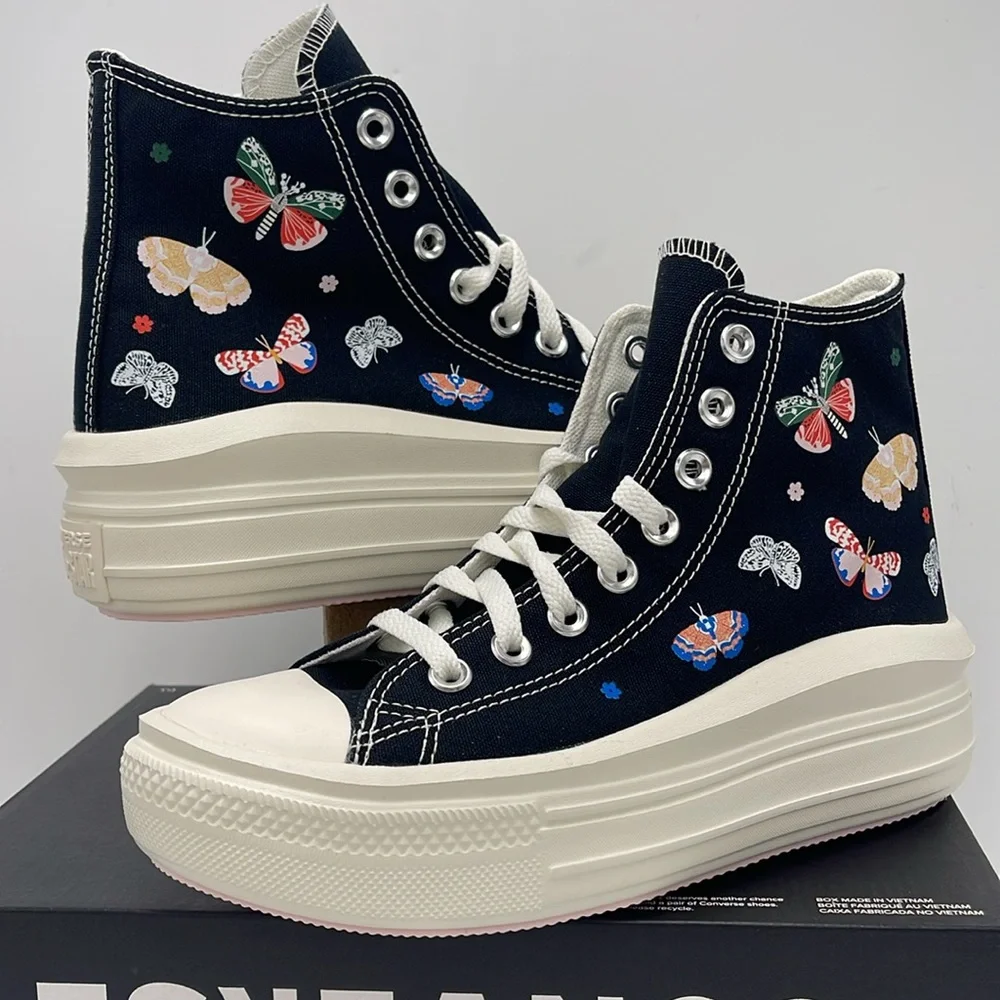 Converse WMNS Black High-Top Sneakers A05994C
CTAS MOVE HI
BLACK/EGRET/DECADE PK - Picture 9 of 16